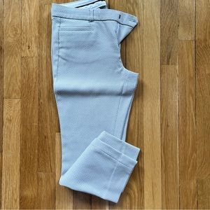 White & Grey Pattered Sloan Fit Ankle Pant 4P